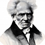 Retrato de Arthur Schopenhauer, filósofo alemán